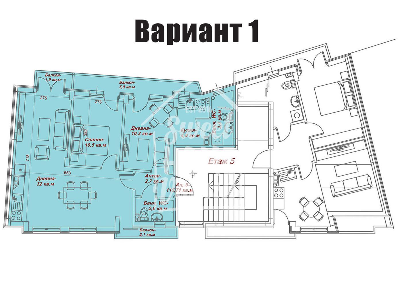 3-стаен апартамент в новострояща се сграда - Агенция за недвижими имоти Варна - Екипът