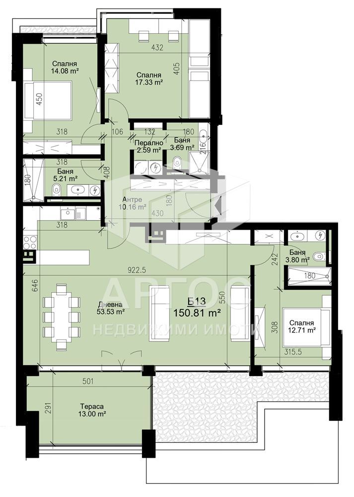 Продава Четиристаен апартамент – район Бриз - Агенция за недвижими имоти Варна - Екипът, имот 2