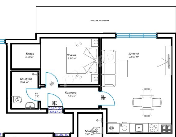 Двустаен апартамент – Ново строителство в ж.к. Възраждане 3 / м-т Пчелина - Агенция за недвижими имоти Варна - Екипът