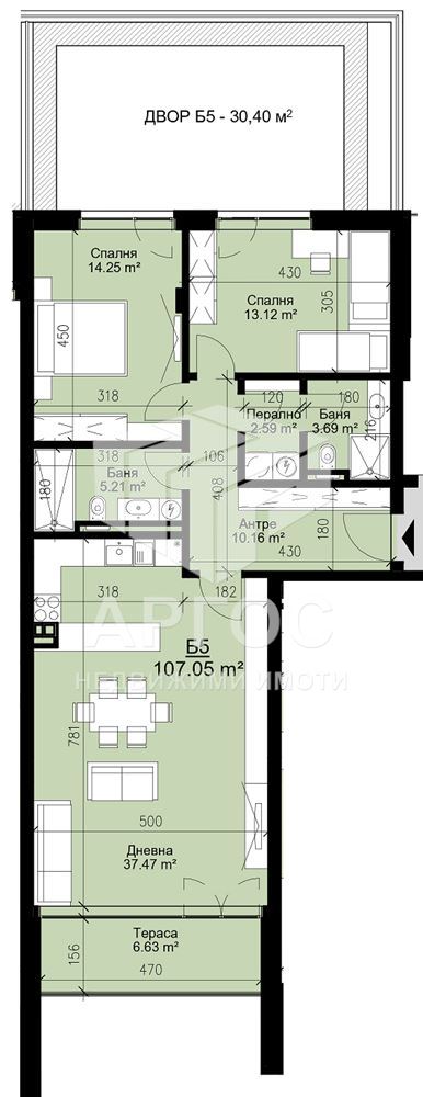 Продава Тристаен апартамент – район Бриз - Агенция за недвижими имоти Варна - Екипът, имот 2