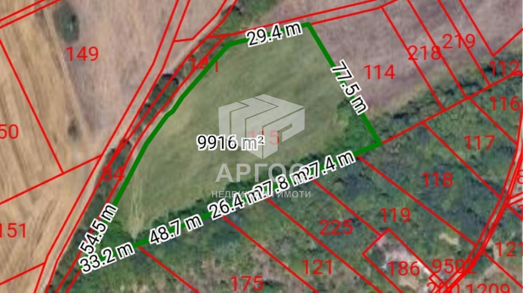 Продава парцел район – м-ст Перчемлията - Агенция за недвижими имоти Варна - Екипът, имот 1