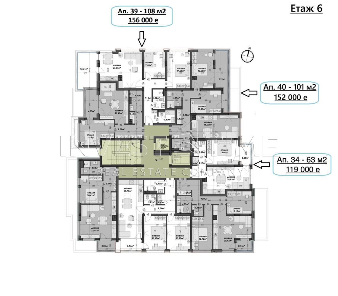 Двустаен апартамент на среден етаж в нова сграда, кв. Изгрев - Агенция за недвижими имоти Варна - Екипът, имот 3