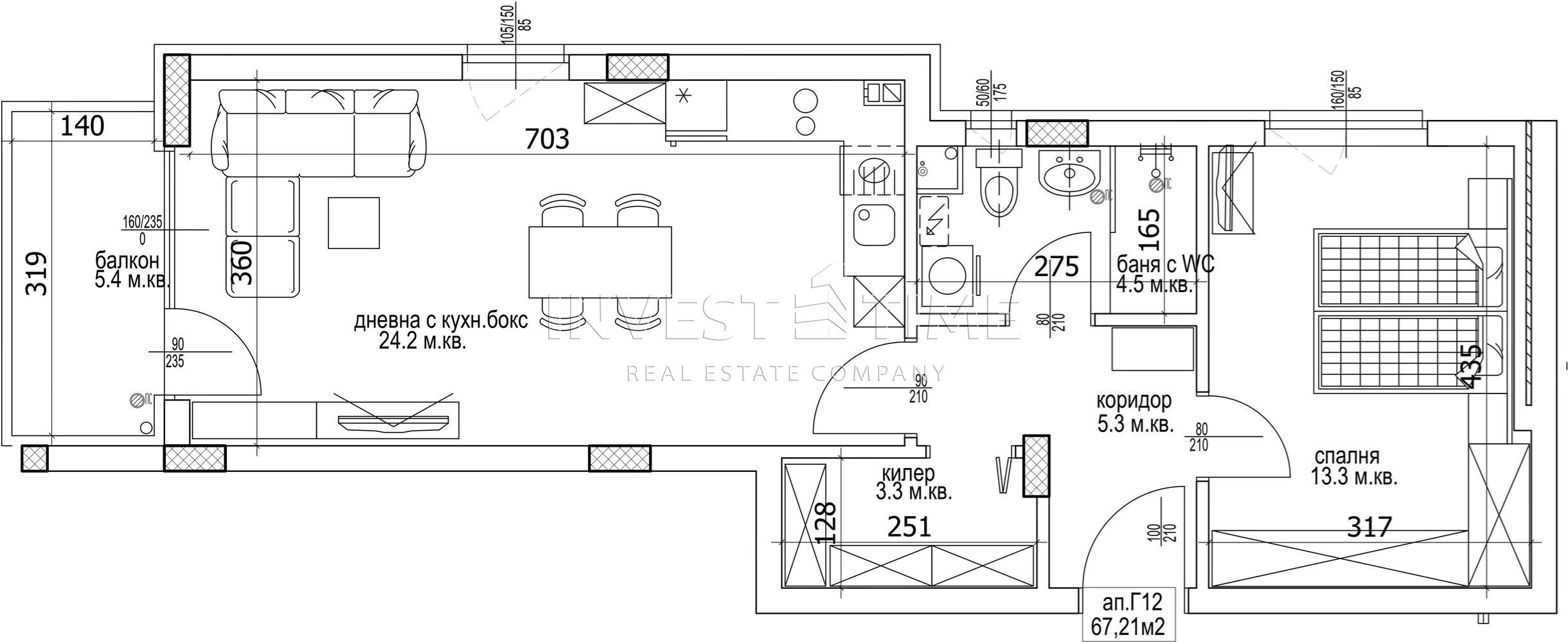 Двустаен апартамент в НОВ луксозен проект в кв. Възраждане - Агенция за недвижими имоти Варна - Екипът, имот 2