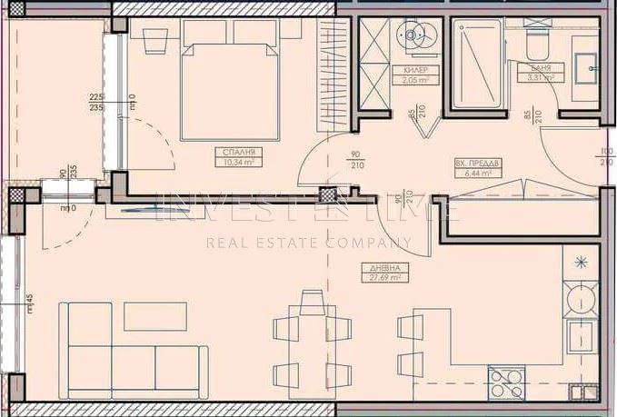 Двустаен апартамент за продажба в нова модерна сграда - Агенция за недвижими имоти Варна - Екипът, имот 1