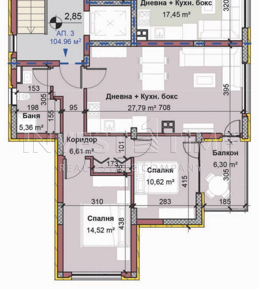 Тристаен апартамент след АКТ 14 в кв. Виница с ПАРКОМЯСТО в цената - Агенция за недвижими имоти Варна - Екипът