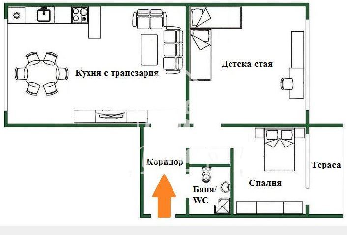 Тристаен апартамент кв.Младост 2 - Агенция за недвижими имоти Варна - Екипът, имот 1